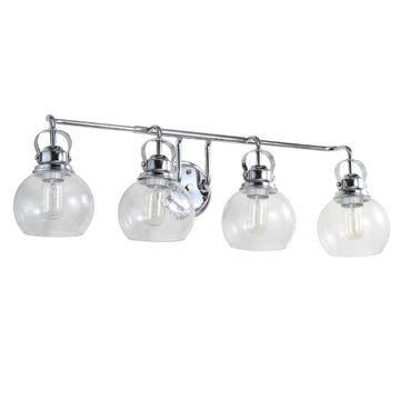 Shirley Metal/ Bubbled Glass Vanity Light - JONATHAN Y